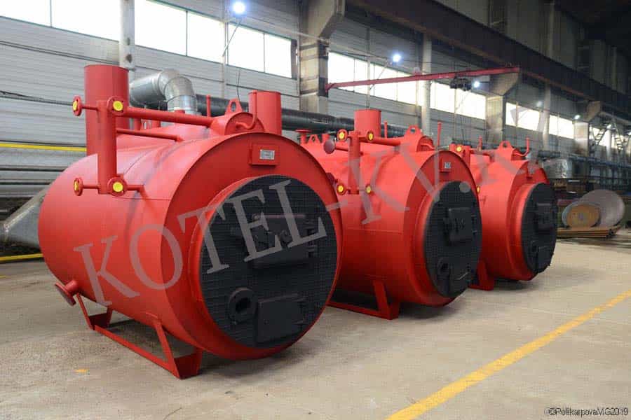 Твердотопливный котел низкого давления 