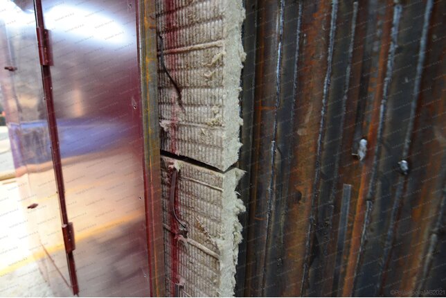 Котел угольный 1250 кВт - обмуровка