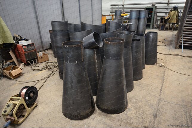 Изготовление промышленных циклонов ЦН 11 500 2СП