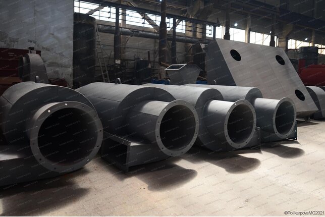 Изготовление промышленных циклонов ЦН 15 900 6СП